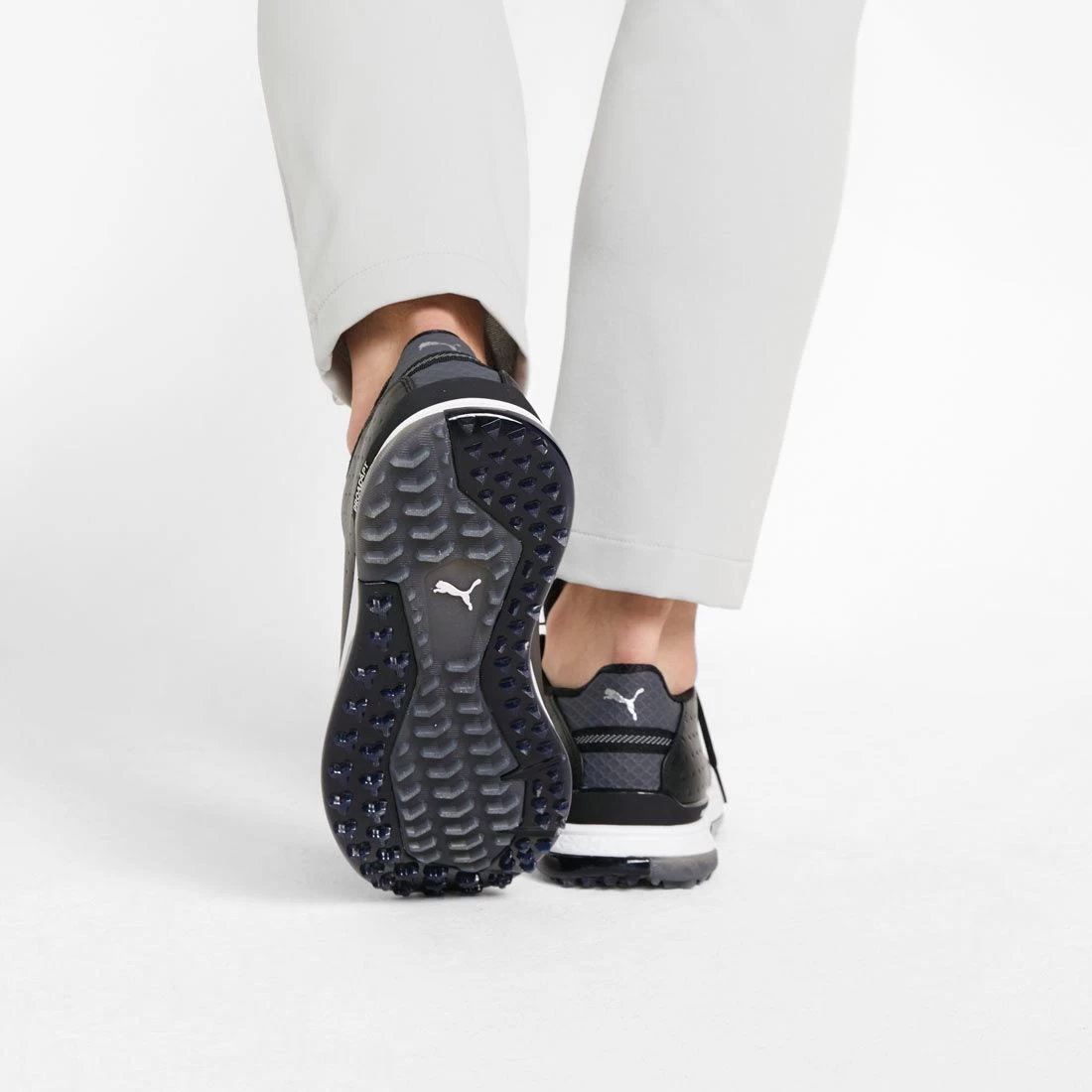 Puma Proadapt Alphacat Leather Golf Shoes Black/Silver 10 Puma Proadapt Alphacat Leather Golf Shoes Black/Silver - Image 8