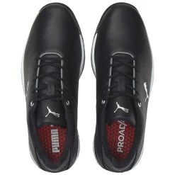 Puma Proadapt Alphacat Leather Golf Shoes Black/Silver 13 Puma Proadapt Alphacat Leather Golf Shoes Black/Silver -Pro Golf Shop puma proadapt alphacat leather golf shoes black silver 376044 02 top itempicture