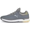 Puma Proadapt Alphacat Golf Shoes Quiet Shade/Silver/Yellow Sizzle -Pro Golf Shop puma proadapt alphacat shoes quiet shade silver yellow 195695 08 profile itempicture