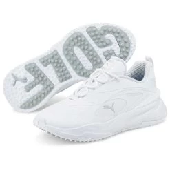 Puma Women's GS-Fast Golf Shoes White/White 9 Puma Women's GS-Fast Golf Shoes White/White -Pro Golf Shop puma womens gs fast golf shoes white white pair itempicture