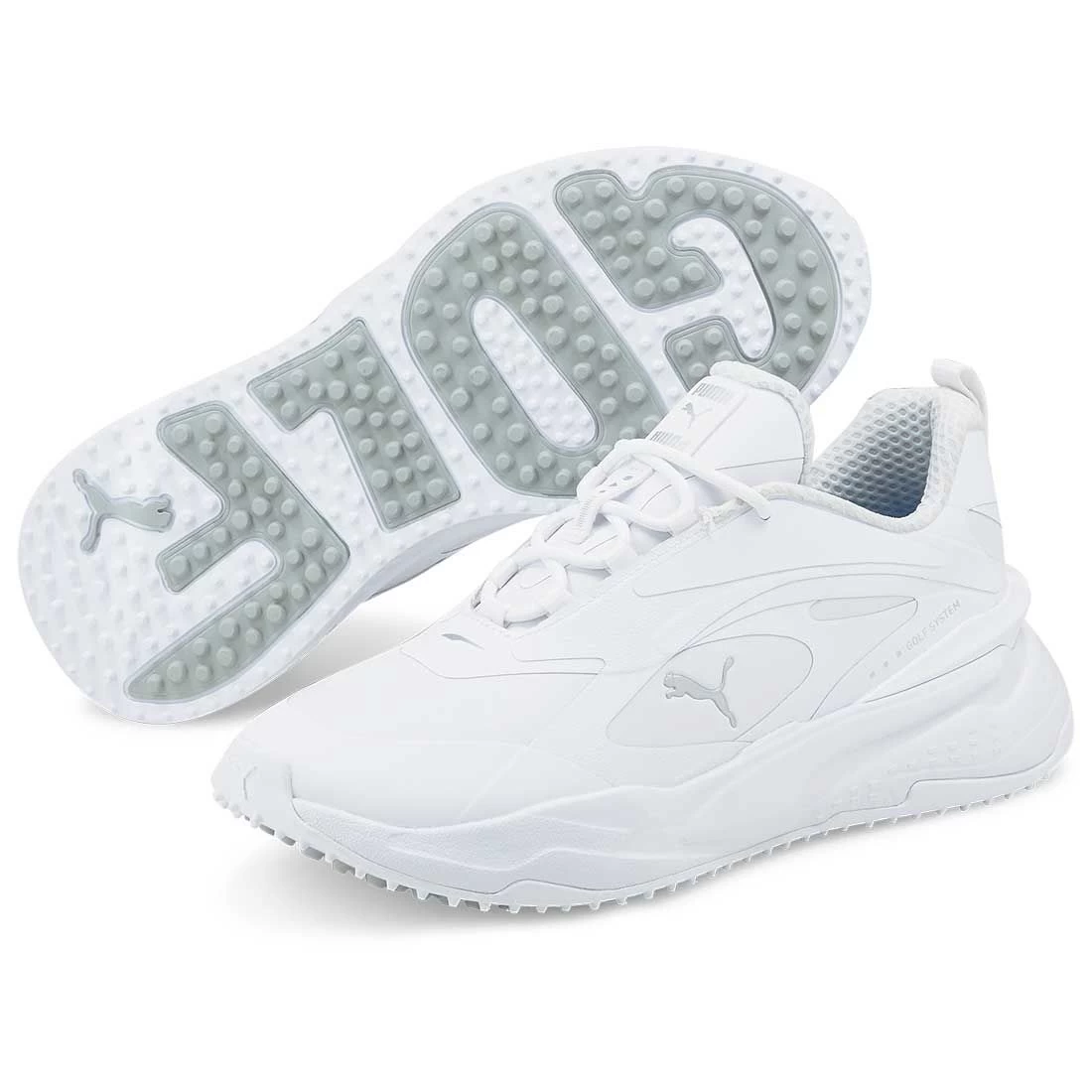 Puma Women's GS-Fast Golf Shoes White/White 5 Puma Women's GS-Fast Golf Shoes White/White - Image 3