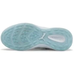 Puma Women's Ignite Malibu Golf Shoes White/Silver/Lucite -Pro Golf Shop puma womens ignite malibu golf white silver lucite 376158 01 bottom itempicture