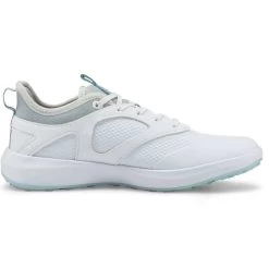 Puma Women's Ignite Malibu Golf Shoes White/Silver/Lucite -Pro Golf Shop puma womens ignite malibu golf white silver lucite 376158 01 profile2 itempicture