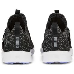 Puma Women's Laguna Fusion Knit Golf Shoes Black/Quiet Shade -Pro Golf Shop puma womens laguna fusion knit golf black quiet shade 376082 02 heel itempicture