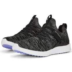 Puma Women's Laguna Fusion Knit Golf Shoes Black/Quiet Shade -Pro Golf Shop puma womens laguna fusion knit golf black quiet shade 376082 02 pair itempicture