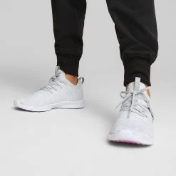 Puma Women's Laguna Fusion Knit Golf Shoes High Rise/White -Pro Golf Shop puma womens laguna fusion knit golf high rise white 376082 01 mod1 itempicture