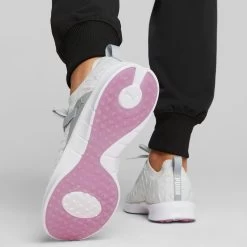 Puma Women's Laguna Fusion Knit Golf Shoes High Rise/White -Pro Golf Shop puma womens laguna fusion knit golf high rise white 376082 01 mod2 itempicture