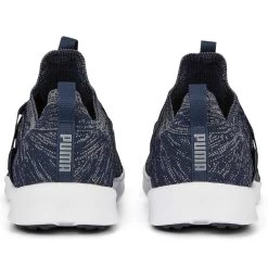 Puma Women's Laguna Fusion Knit Golf Shoes Navy Blazer/Quiet Shade 12 Puma Women's Laguna Fusion Knit Golf Shoes Navy Blazer/Quiet Shade -Pro Golf Shop puma womens laguna fusion knit navy blazer qt shade 376082 03 heel itempicture