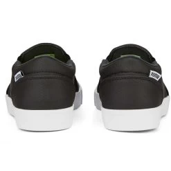 Puma Women's Tustin Fusion Slip-On Golf Shoes Black/Quiet Shade -Pro Golf Shop puma womens laguna tustin slipon black quiet shade 376783 02 heel itempicture