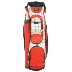 RJ Sports Women's Paradise Cart Bag -Pro Golf Shop rj sports 2023 paradise cart bag cherry plaid front itempicture