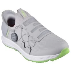 Skechers GO GOLF Elite 5 Slip 'In Golf Shoes Grey/Lime -Pro Golf Shop skechers go golf elite 5 slip in shoes grey lime 214066 glm front itempicture