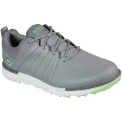 Skechers GO GOLF Elite Tour SL Golf Shoes Grey/Lime -Pro Golf Shop skechers go golf elite tour sl golf shoes grey lime front itempicture