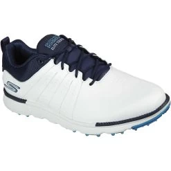 Skechers GO GOLF Elite Tour SL Golf Shoes White/Navy -Pro Golf Shop skechers go golf elite tour sl golf shoes white navy front itempicture