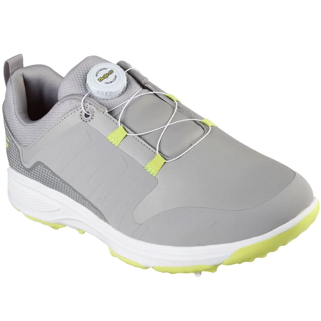 Skechers GO GOLF Torque Twist Golf Shoes Grey/Yellow 5 Skechers GO GOLF Torque Twist Golf Shoes Grey/Yellow - Image 3