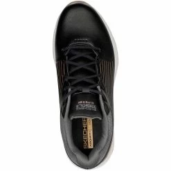 Skechers Women's Arch Fit GO GOLF Elite 5 GF Golf Shoes Black/Rose Gold -Pro Golf Shop skechers w arch fit go golf elite 5 shoes black gold 123065 bkrg top itempicture