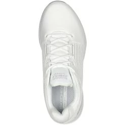 Skechers Women's Arch Fit GO GOLF Elite 5 GF Golf Shoes White/Silver -Pro Golf Shop skechers w arch fit go golf elite 5 shoes white silver 123065 wsl top itempicture