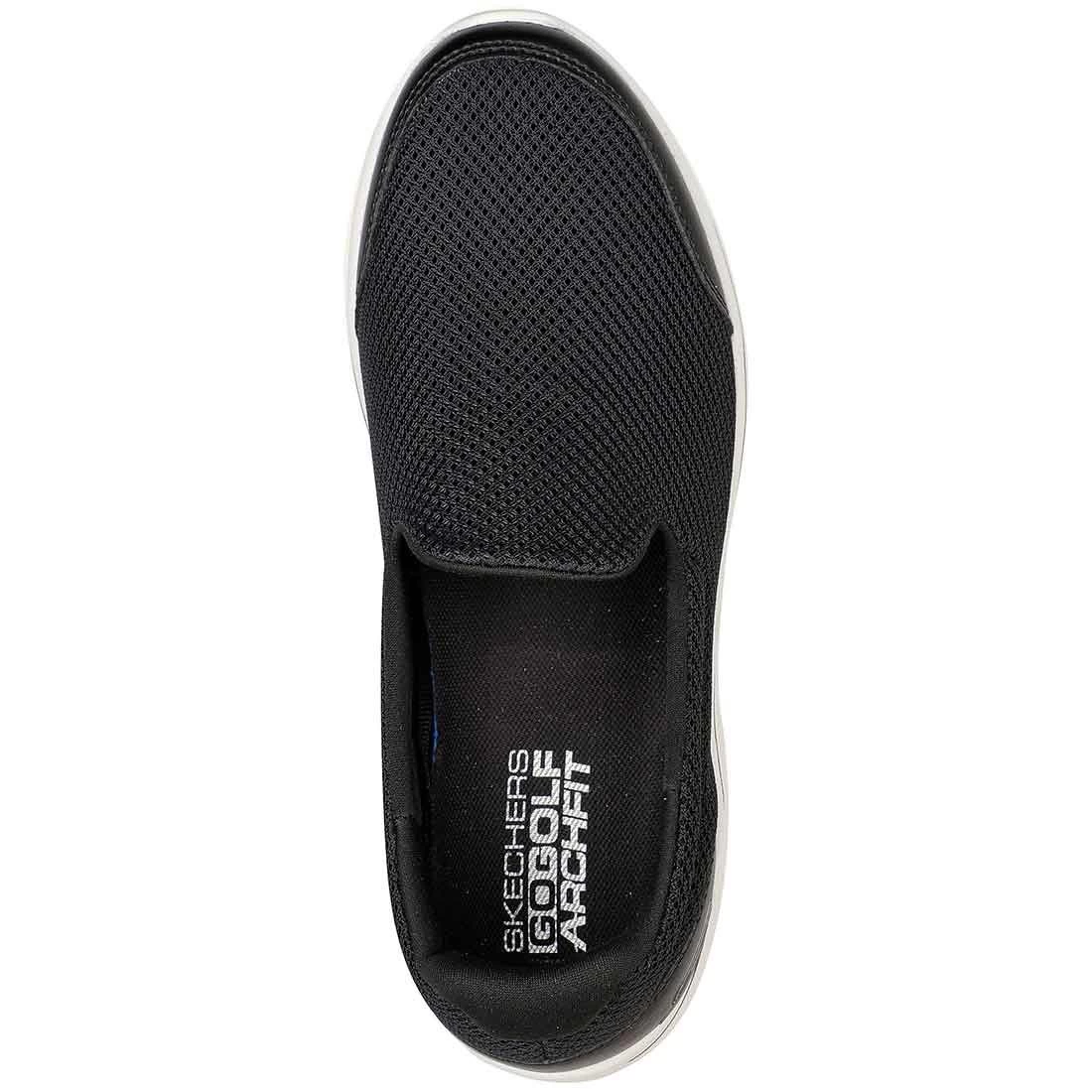 Skechers Women's GO GOLF Arch Fit Walk Relaxed Fit Golf Shoes Black/White 6 Skechers Women's GO GOLF Arch Fit Walk Relaxed Fit Golf Shoes Black/White - Image 4
