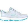 Skechers Women's GO GOLF Elite 5 Sport Golf Shoes Grey/Aqua