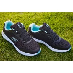 Skechers Women's GO GOLF Max Fairway 3 Golf Shoes Black/Turquoise -Pro Golf Shop skechers womens go golf max fairway 3 golf shoes black turquoise beauty itempicture