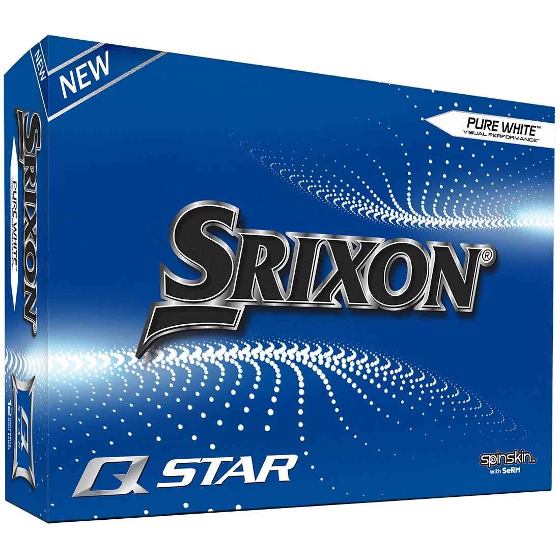 Srixon Q-Star 6 White Golf Balls 3 Srixon Q-Star 6 White Golf Balls