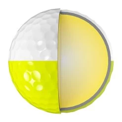 Srixon Z-Star 8 Divide Golf Balls -Pro Golf Shop srixon z star 8 divide white yellow golf balls cutout itempicture