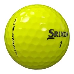 Srixon Z-Star Custom Symbol Yellow Golf Balls -Pro Golf Shop srixon z star 8 yellow golf balls stamp itempicture
