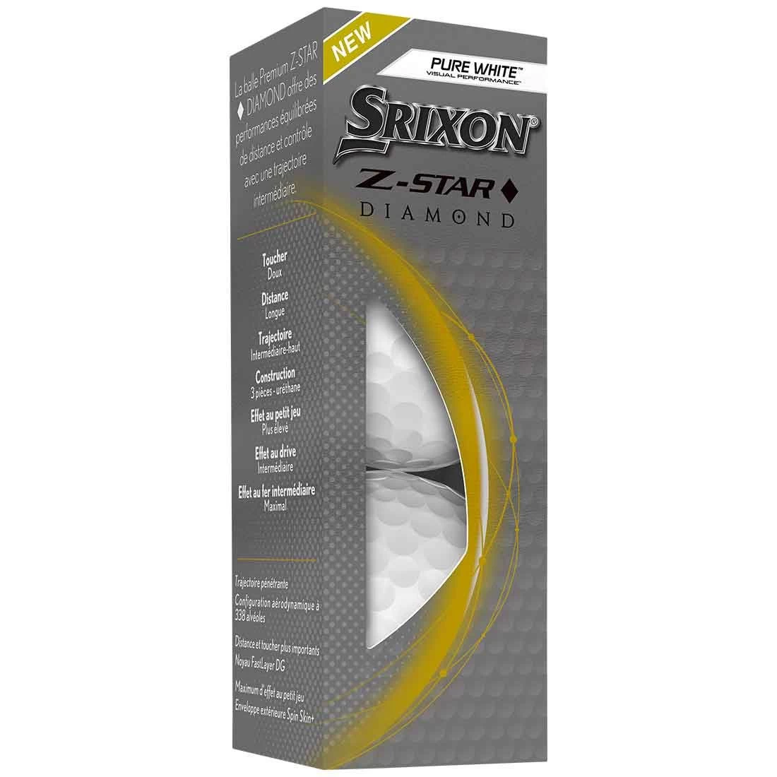 Srixon Z-Star Diamond 2 Golf Balls 4 Srixon Z-Star Diamond 2 Golf Balls - Image 2