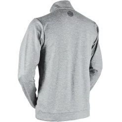 Sun Mountain Bridger Pullover -Pro Golf Shop sun mountain 2023 bridger pullover platinum back itempicture