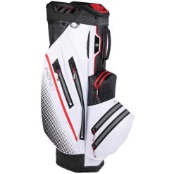 Sun Mountain 2023 H2NO Lite Cart Bag 7 Sun Mountain 2023 H2NO Lite Cart Bag -Pro Golf Shop sun mountain 2023 h2no lite cart bag black white red back itempicture