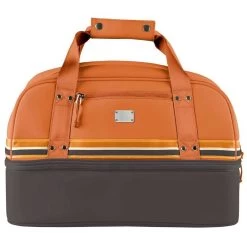 Sun Mountain Mid-Stripe Boston Bag 18 Sun Mountain Mid-Stripe Boston Bag -Pro Golf Shop sun mountain 2023 mid stripe boston bag cabin umber wheat itempicture