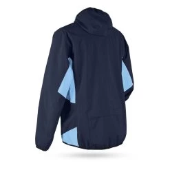 Sun Mountain Monsoon Hooded Rain Jacket -Pro Golf Shop sun mountain 2023 monsoon hooded rain jacket navy glacier back itempicture