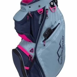 Sun Mountain Women's Stellar Cart Bag -Pro Golf Shop sun mountain 2024 womens stellar cart bag navy infinty azalea pocket itempicture