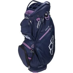Sun Mountain Women's Stellar Cart Bag -Pro Golf Shop sun mountain 2024 womens stellar cart bag navy tropic navy violet itempicture