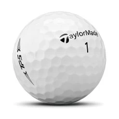 TaylorMade TP5 White Golf Balls -Pro Golf Shop taylormade 2021 tp5 white golf balls sidestamp itempicture