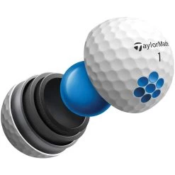 TaylorMade TP5 White Golf Balls -Pro Golf Shop taylormade 2021 tp5 white golf balls tech explode itempicture 1