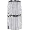 TaylorMade Barrel Pinstripe White Driver Headcover -Pro Golf Shop taylormade 2023 barrel pinstripe white driver headcover itempicture