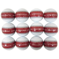 TaylorMade Tour Response Red Stripe 12-Pack Bagged Golf Balls