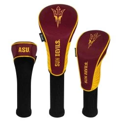 Team Effort NCAA Set Of 3 Headcovers -Pro Golf Shop te 10h3 arizona state sun devils 1