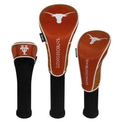 Team Effort NCAA Set Of 3 Headcovers -Pro Golf Shop te 12h3 texas longhorns 1