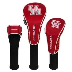 Team Effort NCAA Set Of 3 Headcovers -Pro Golf Shop te 30h3 houston cougars 1