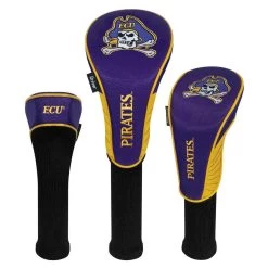 Team Effort NCAA Set Of 3 Headcovers -Pro Golf Shop te 63h3 ecu pirates 1
