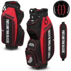 Team Effort NBA Bucket III Cooler Cart Bag -Pro Golf Shop team effort nba bucket 3 cooler cart bag portland trail blazers itempicture