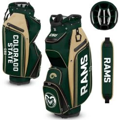 Team Effort NCAA Bucket III Cooler Cart Bag -Pro Golf Shop team effort ncaa bucket 3 cooler cart bag colorado state rams itempicture