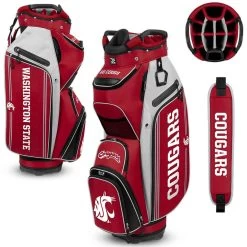 Team Effort NCAA Bucket III Cooler Cart Bag -Pro Golf Shop team effort ncaa bucket 3 cooler cart bag washington state cougars itempicture