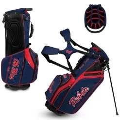 Team Effort NCAA Caddie Carry Hybrid Bag -Pro Golf Shop team effort ncaa caddie carry hybrid bag mississippi rebels itempicture