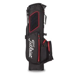 Titleist 2022 Players 4 StaDry Stand Bag -Pro Golf Shop titleist 2021 players 4 staydry stand bag black black red back