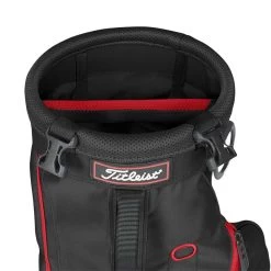 Titleist Carry Bag -Pro Golf Shop titleist 2023 carry bag black black red top itempicture