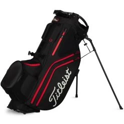 Titleist Hybrid 14 Stand Bag -Pro Golf Shop titleist 2023 hybrid 14 stand bag black black red itempicture
