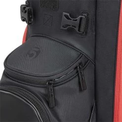 Titleist Players 5 Stand Bag -Pro Golf Shop titleist 2023 players 5 stand bag black black red detail1 itempicture