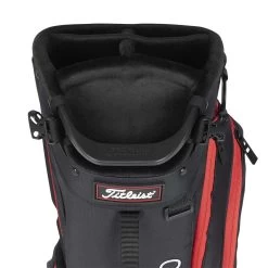 Titleist Players 5 Stand Bag -Pro Golf Shop titleist 2023 players 5 stand bag black black red top itempicture